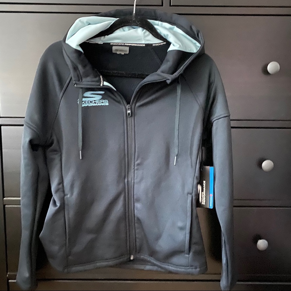 NWT Skechers Nylon Fleece lined jacket S